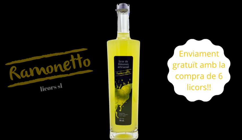 Productes de proximitat Ramonetto: licor artesanal de llimones