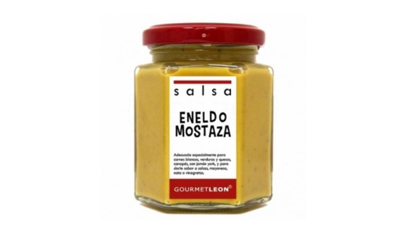 Local products Salsa de Eneldo y Mostaza 160ml. Gourmet Leon. 12un.
